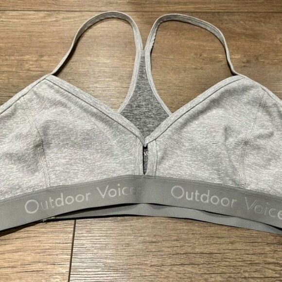 Outdoor Voices Gray Sports Bra - Picture 2 of 7